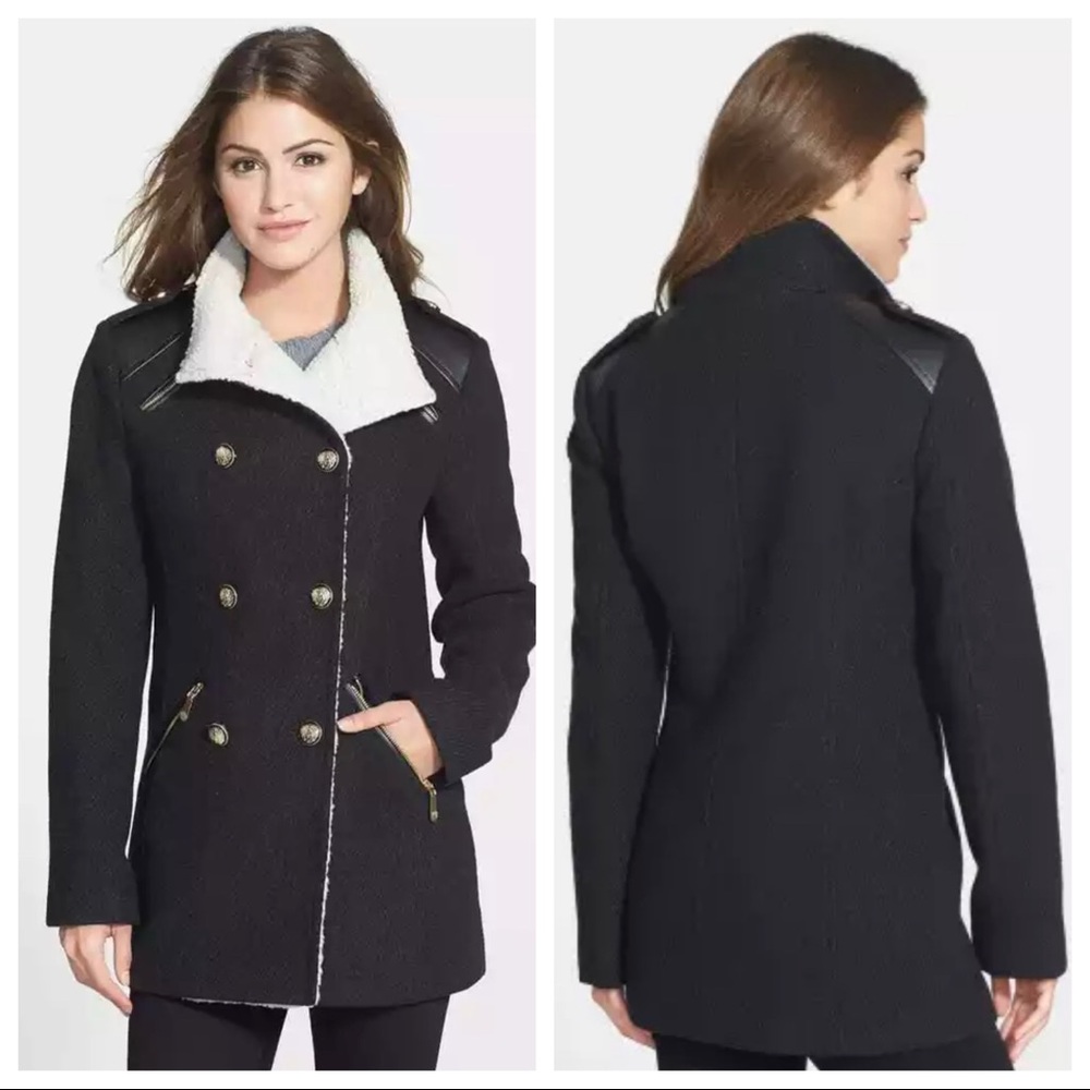 Vince Camuto Military Style Peacoat Jacket